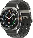 Samsung - Galaxy Watch Ultra Titanium Smartwatch 47mm LTE - Titanium Silver