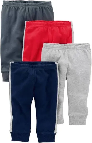 Unisex Babies&#039; Cotton Pants, Pack of 4