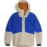 Outdoor Research Men's Snowcrew Jacket - Large - Pro Khaki / Topaz