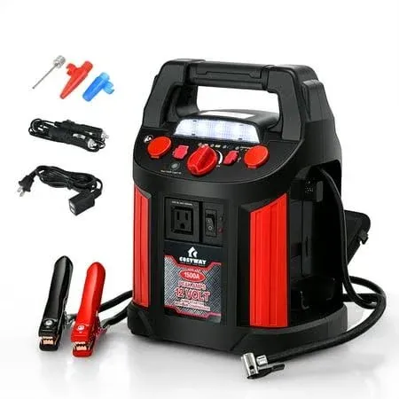 Costway Jump Starter Air Compressor Power Bank Charger