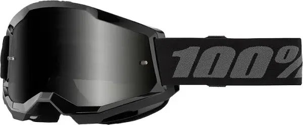 100% Strata 2 Sand Goggle Black Smoke Lens