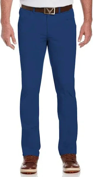 Callaway Men’s EverPlay 5-Pocket Golf Pants with Comfort Waistband, Stretch Non-Iron Fabric, Moisture-Wicking, Tapered Fit