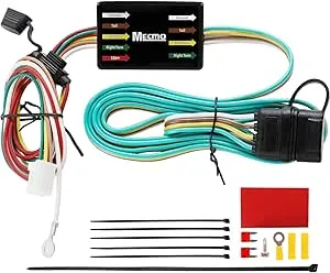 MECMO 4-Pin Trailer Wiring Harness 56370 for 2017-2024 Honda CRV Plug &amp; Play ...