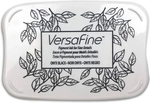 NEW Tsukineko Versafine ONYX BLACK Pigment Ink Stamp Pad