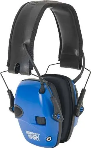 Howard Leight Impact Sport Earmuffs, Real Blue