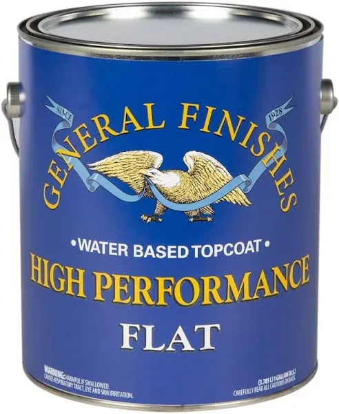 WATER BASED TOPCOAT High Performance Interior Use Satin 1 Quart GENERAL FINISHES