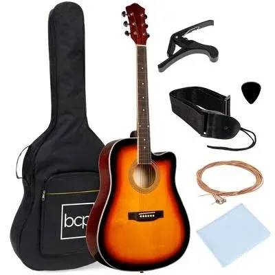 Best Choice Products SKY5048 Beginner Acoustic Guitar Set