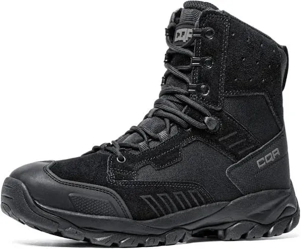 CQR Men's Military Tactical Boots, Lightweight 6 Inches Combat Boots, Durable EDC Outdoor Work Boots