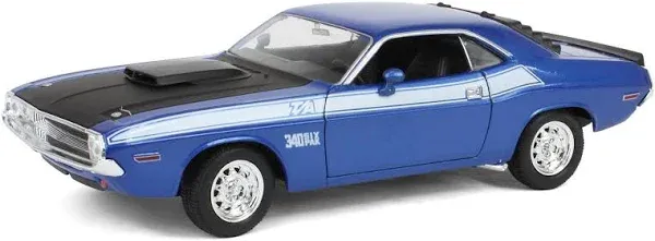 1/24 Blue 1970 Dodge Challenger T/A 340 Six Pak Car by First Gear