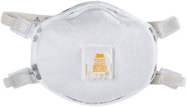 3M 8233 N100 Particulate Respirator