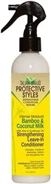 Taliah Waajid Protective Styles Bamboo & Coconut Milk Strengthening Leave-In Conditioner - 8 fl oz