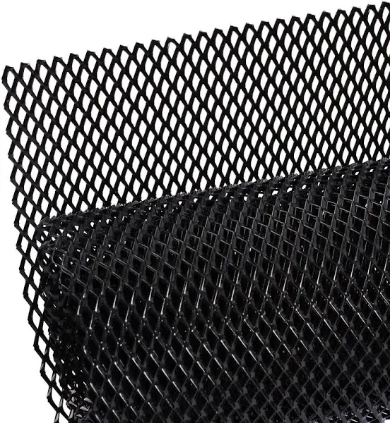 AggAuto Universal 40"x13" Car Grill Mesh - Aluminum Alloy Automotive Grille Insert Bumper Rhombic Hole 6x12mm, One of the Most Multifunctional Shape Grids Orange