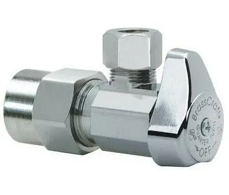 1/2 in. CPVC Inlet x 3/8 in. Comp Outlet 1/4-Turn Angle Valve