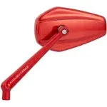 Arlen Ness Mini Stocker Left Mirror - Red 13-152