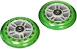 Razor Scooter Replacement Wheels Set with Bearings Green 134932-GR NEW