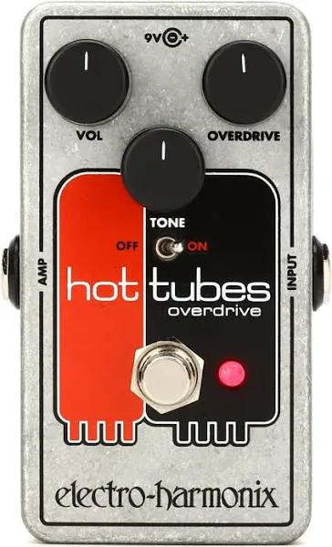 Electro-Harmon<wbr/>ix EHX Hot Tubes Nano Overdrive Guitar Effects Pedal