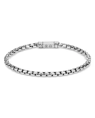 John Hardy Men's Classic Sterling Silver Box Chain Bracelet