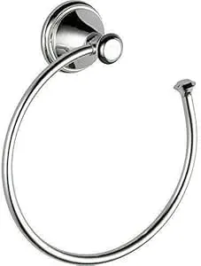 JHUS Towel Ring, Polished Chrome MagnifiQ Storagehook Bathroom Decor Wall Decor Bathroom Organizer Bathroom Accessories Bathroom Storage Towel Rack Towel Racks for Bathroom Bathroom Wall Decor