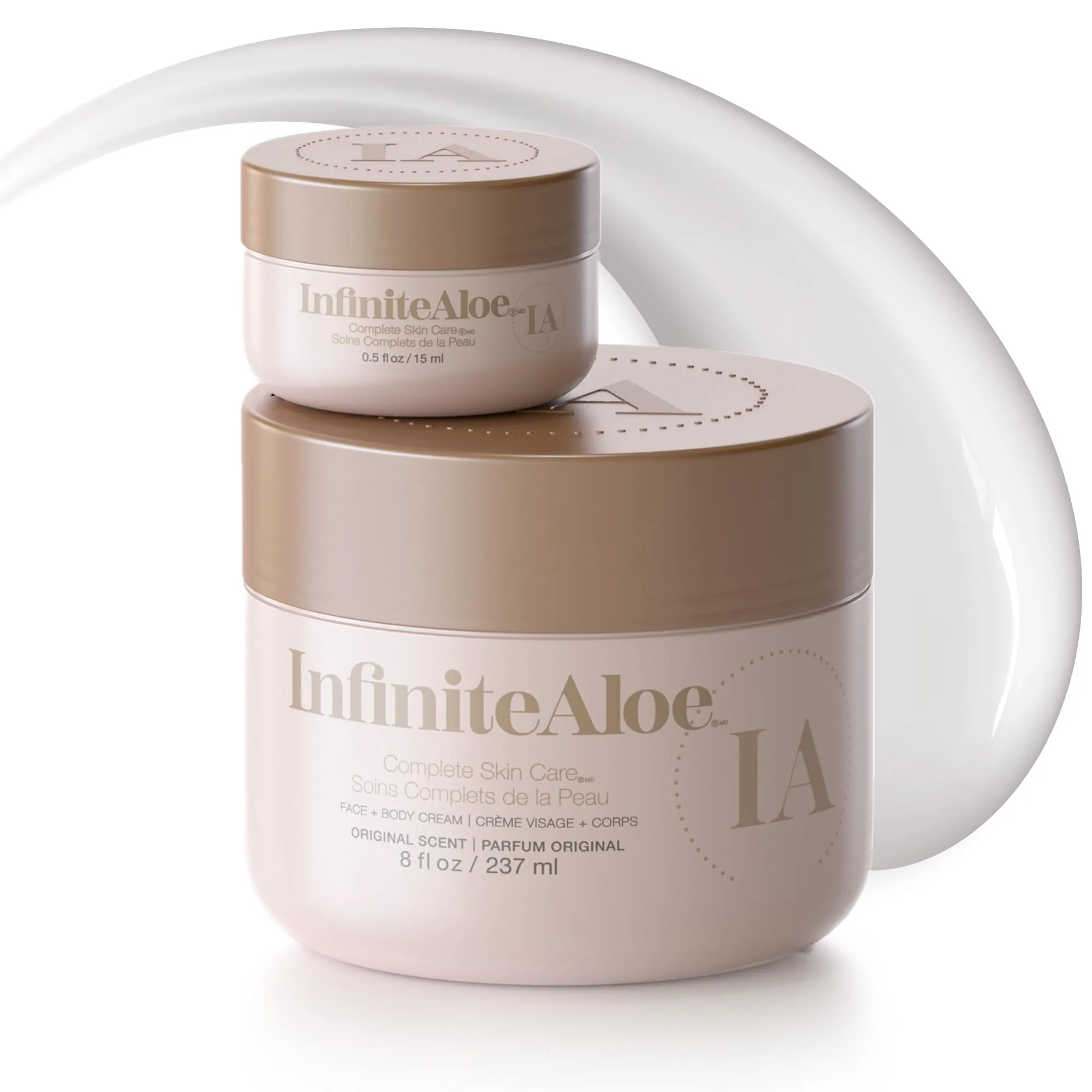 InfiniteAloe Aloe Vera Body & Face Moisturizer – Original Scent Face Cream Body Cream