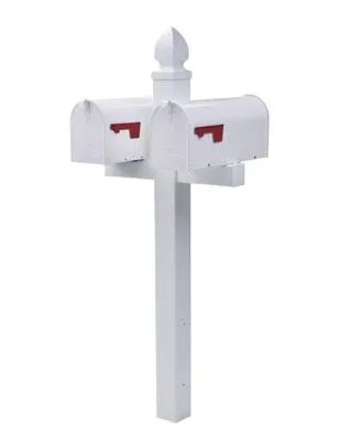 Whitley Plastic Crossarm Convertible Mailbox Post