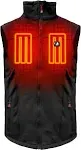 ActionHeat Men's 5V Battery Heated Softshell Vest, Black