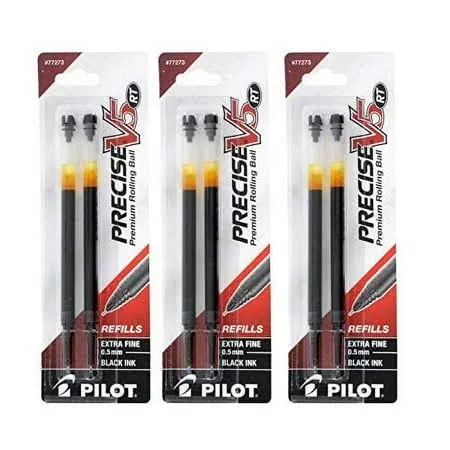 Pilot Precise V5 RT Liquid Ink Retractable Rollerball Pen Refills