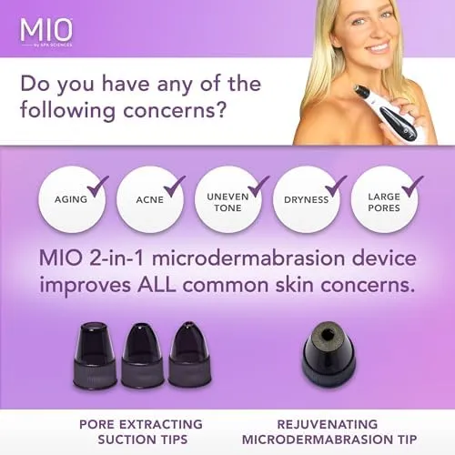 Spa Sciences MIO Diamond Microdermabrasion & Pore Extraction Skin Resurfacing System