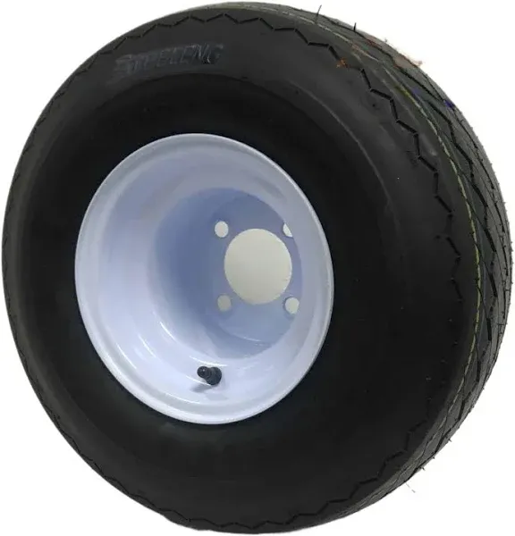 GOLFCARTSTUFF.COM 8" Steel Golf Cart Wheels with 18x8.0-8 Wanda Sport All