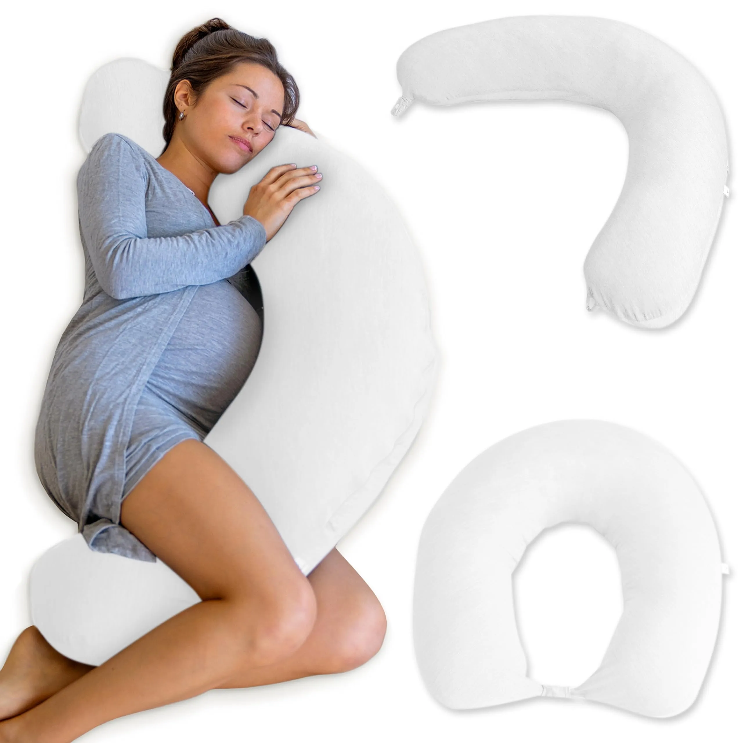 Pharmedoc U-Shape Pregnancy Pillow