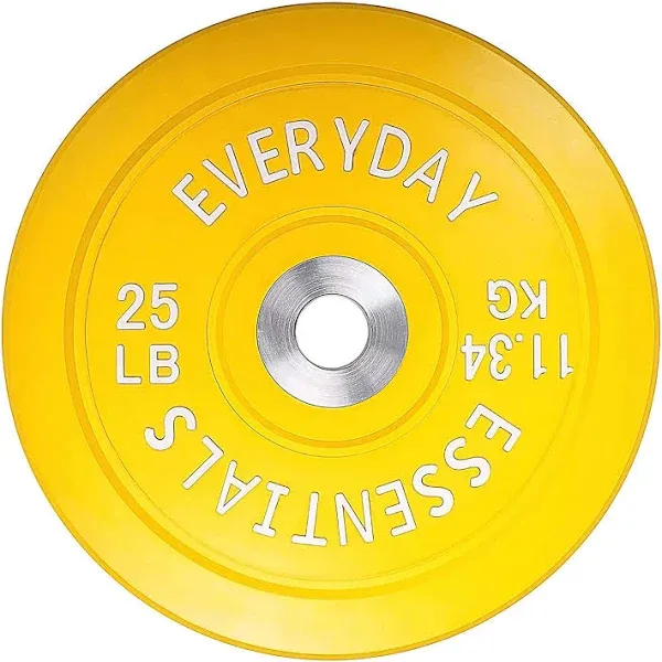 BalanceFrom Color Coded Olympic Bumper Plate Weight Plate