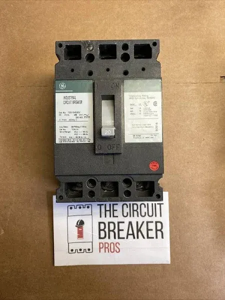 General Electric TED134020 Circuit Breaker