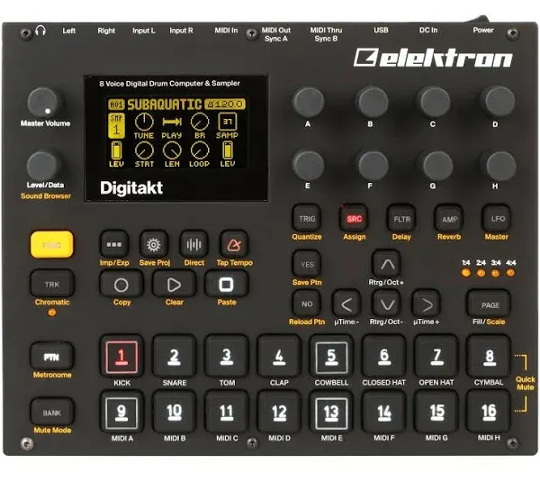 Elektron Digitakt Drum Computer and Sampler