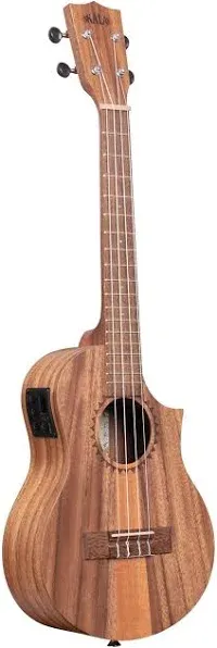 Kala Teak Tri-Top Tenor Ukulele w/ Cutaway & EQ