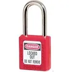 Master Lock Red Safety Padlock