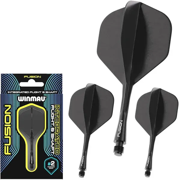 Winmau Fusion Flight/Shaft System Black Short