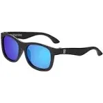 Babiators - Jet Black Polarized Kid Sunglasses with Mirrored Lens: Age