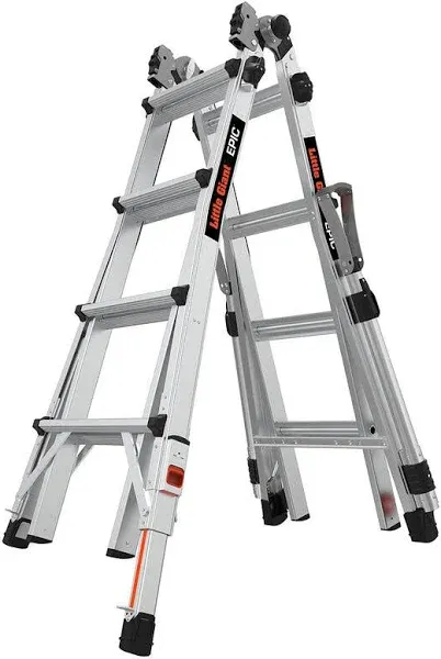 Little Giant Ladders, Epic, M22, 22 Foot, Multi-Position Ladder, Aluminum, Type 1A, 300 lbs Weight Rating, (16822-818)