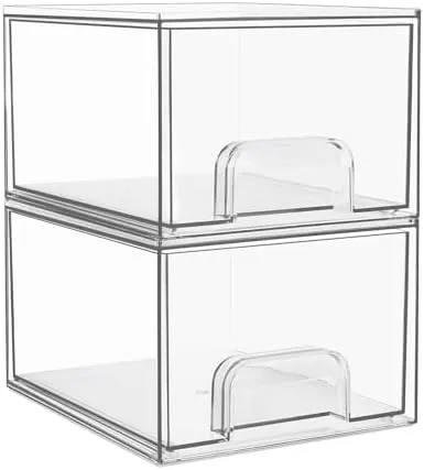 Vtopmart Tall Stackable Makeup Storage Drawers