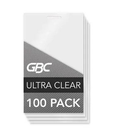 GBC UltraClear Thermal Laminating Pouches