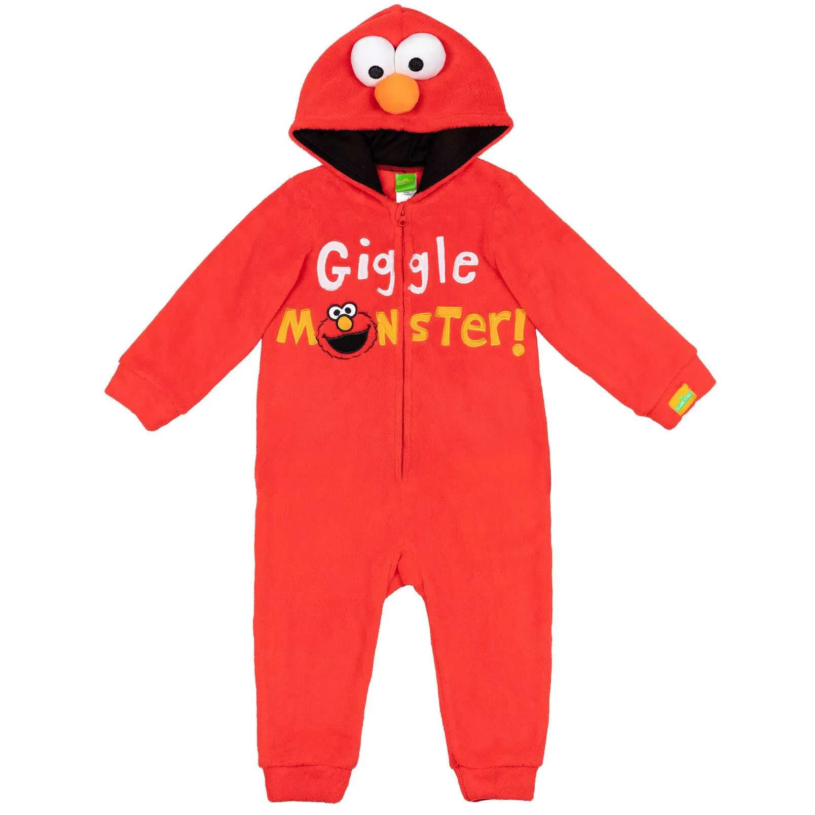 Sesame Street Elmo Toddler Boys Zip Up Cosplay Costume Coverall Toddler to Toddler