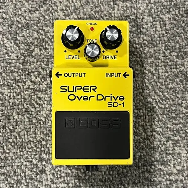 Used BOSS SD-1 SUPER OVERDRIVE Guitar Pedal 41106-S000086560