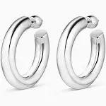 Lou Statement Hoops - Silver