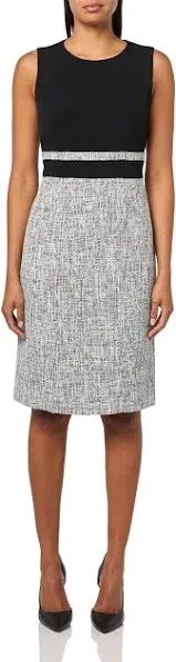 Kasper Women's Sheath Dress W/Waistband Frame