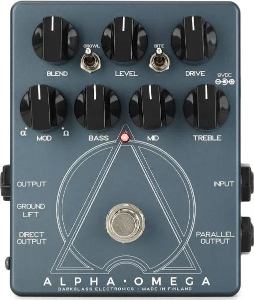 Darkglass Alpha Omega Bass Preamp Pedal