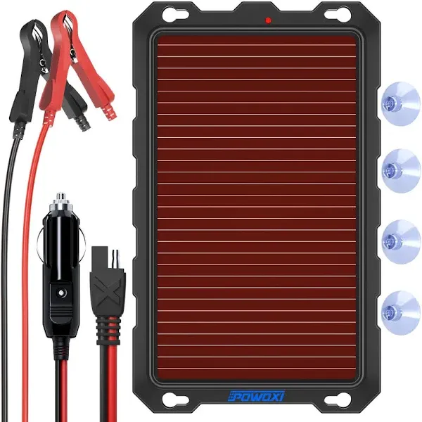 12 Volt Battery Charger Solar Powered Panel for Car Dump Trailer Boat Marine 12v