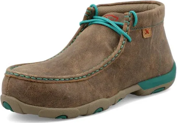 Twisted X Women's Chukka Driving Moc Toe Work Shoes