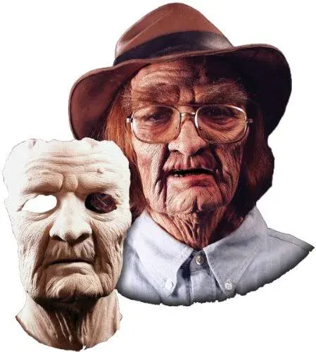 Old Age Foam Latex Prosthetic Face