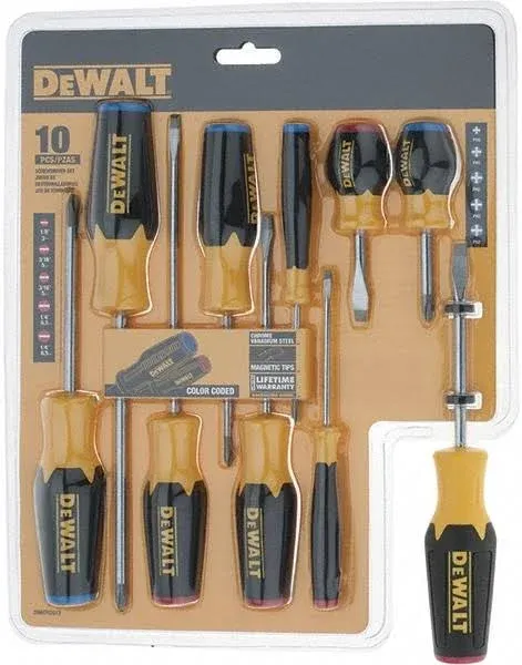 DeWalt DWHT62513 10 Piece Screwdriver Set