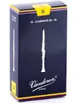 Vandoren Bb Clarinet Reeds 5 Traditional (10 Box)