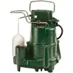 Zoeller N98 - 1/2 HP Cast Iron Submersible Sump Pump (Non-Automatic)